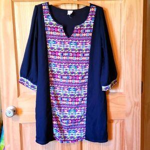 Pink Owl tunic dress size Large